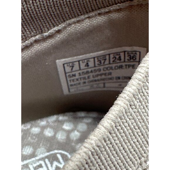 Skechers Cleo Sport Womens Knit Ballet Flats - Taupe Gray Slip-On Shoes Size 7 - Picture 9 of 12